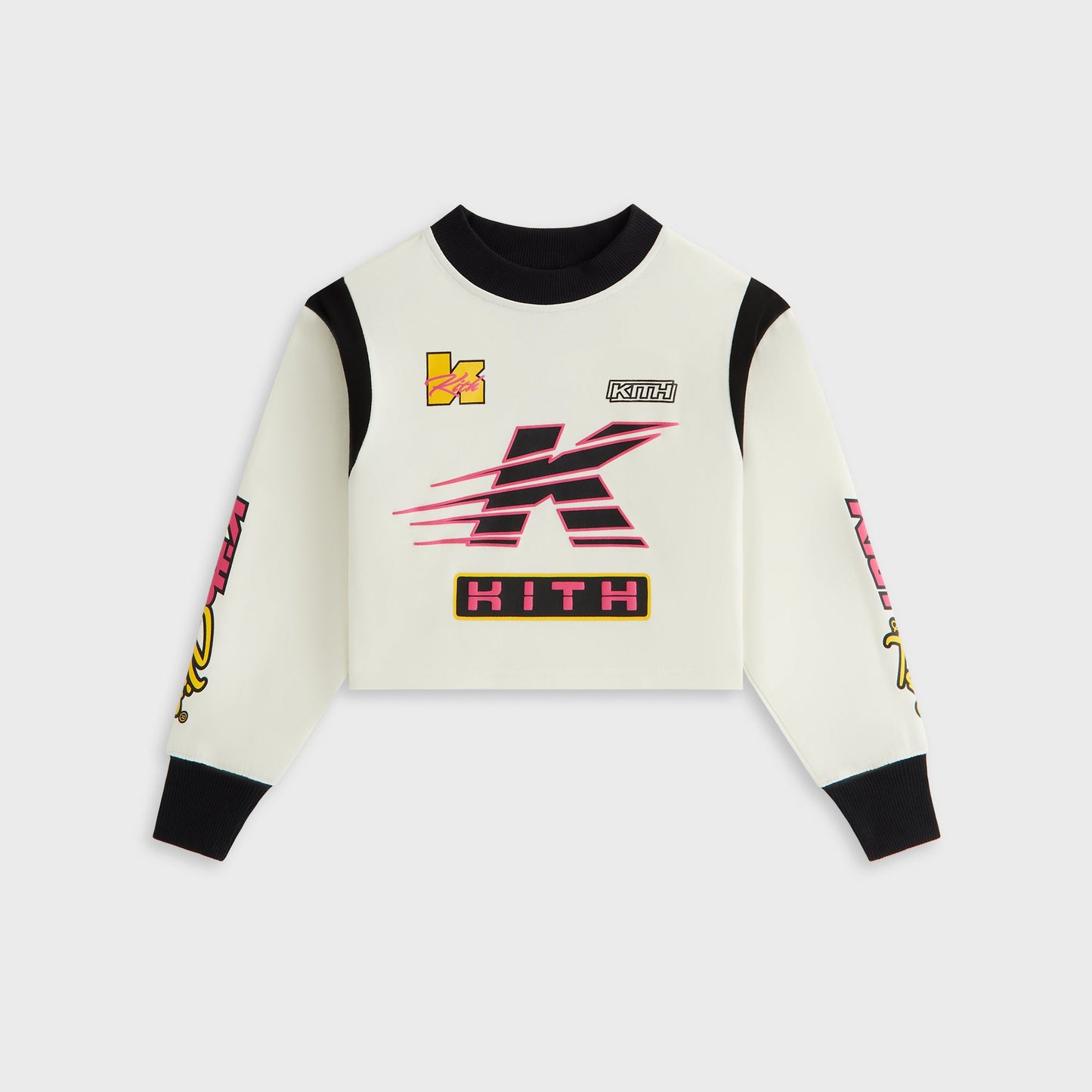 Kids Kith Kith Kids Speed Cropped Jasper Tee - Sandrift
