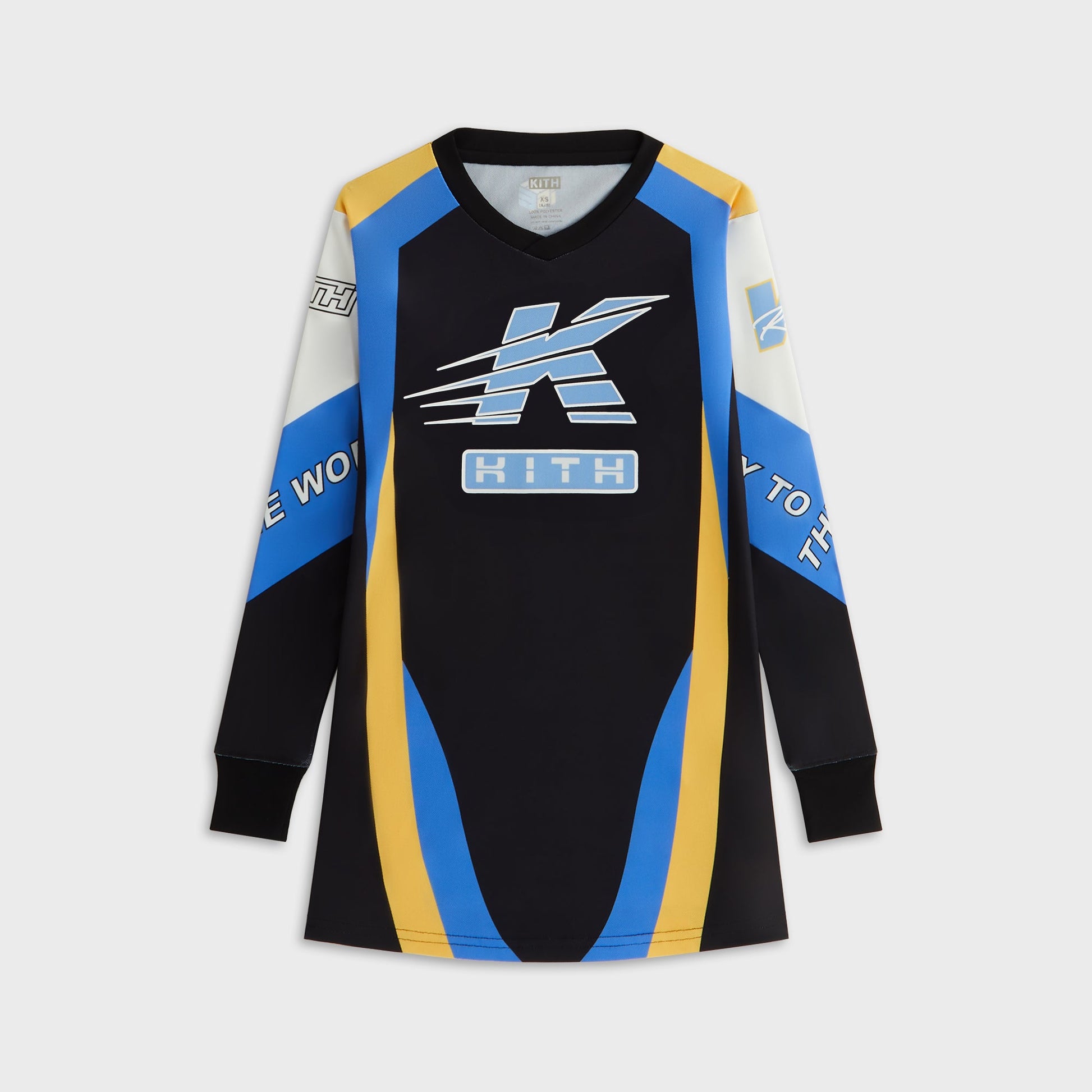 Kids Kith Kith Kids Ridley Speed Logo Dress - Black
