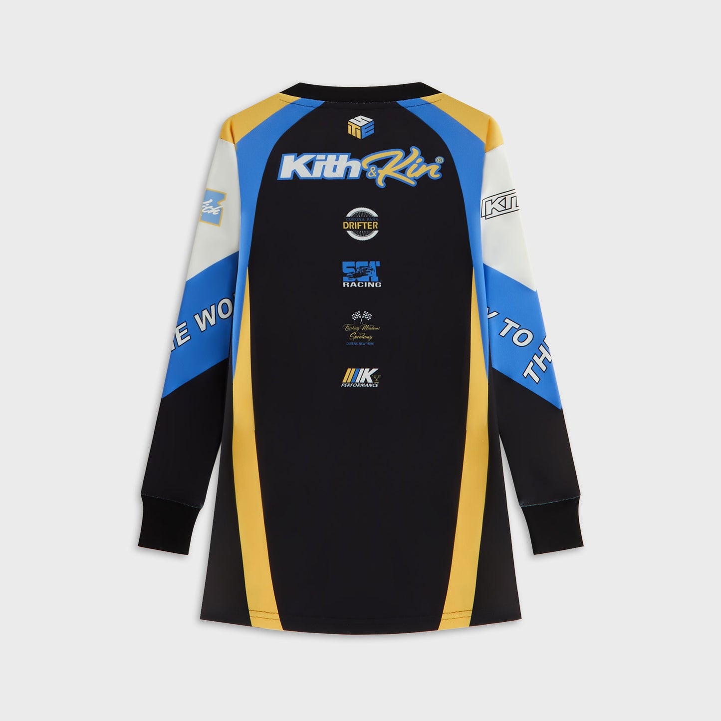 Kids Kith Kith Kids Ridley Speed Logo Dress - Black