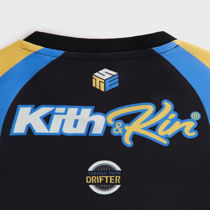 Kids Kith Kith Kids Ridley Speed Logo Dress - Black