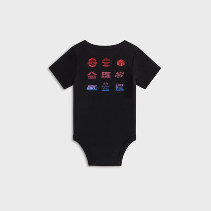 Kids Kith Kith Baby Speed Logo Bodysuit - Black