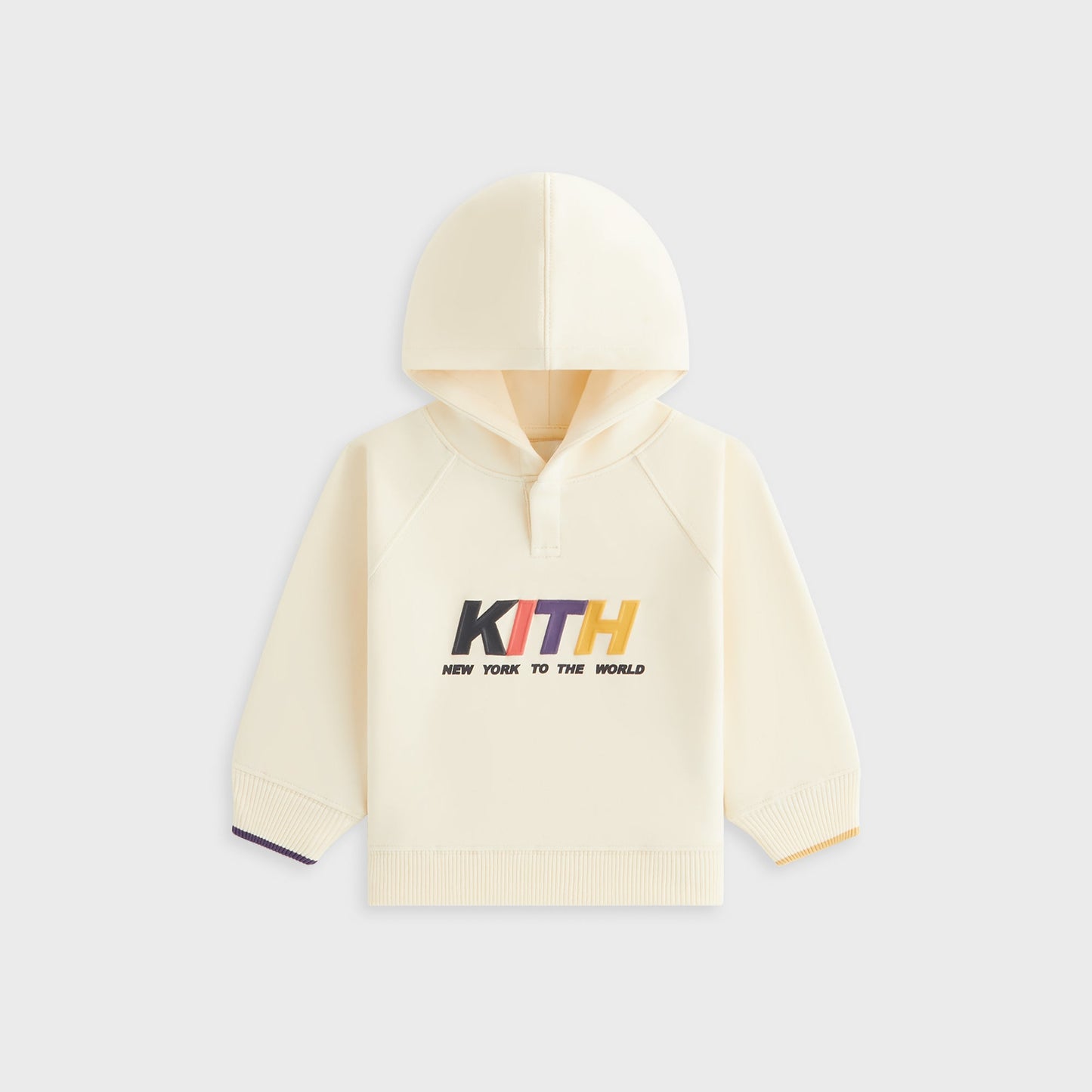 Kids Kith Kith Baby New York Nelson Hoodie - Sandrift