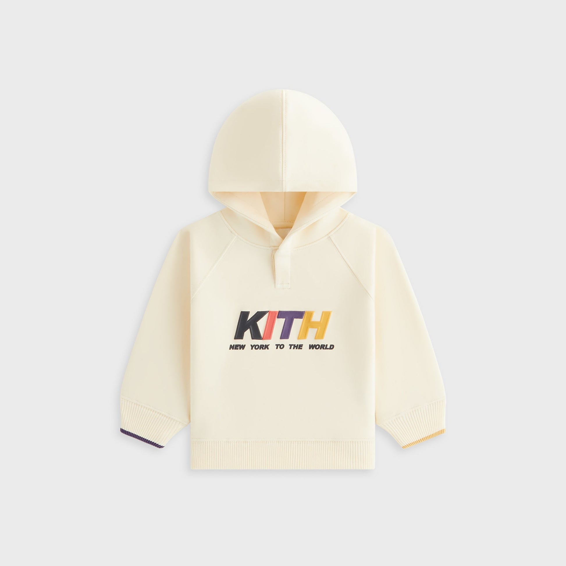 Kids Kith Kith Baby New York Nelson Hoodie - Sandrift