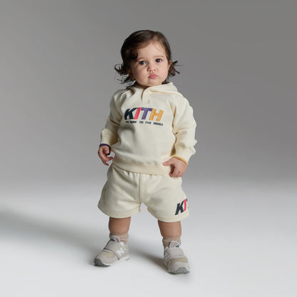 Kids Kith Kith Baby New York Nelson Hoodie - Sandrift