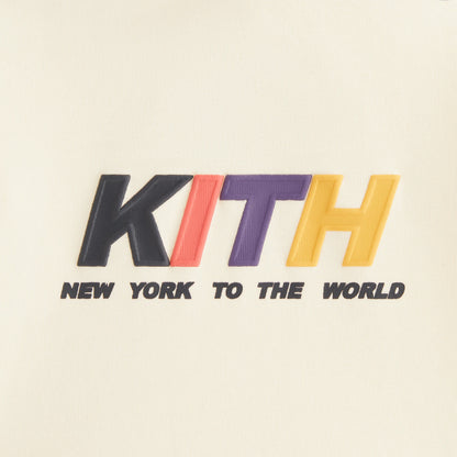 Kids Kith Kith Baby New York Nelson Hoodie - Sandrift