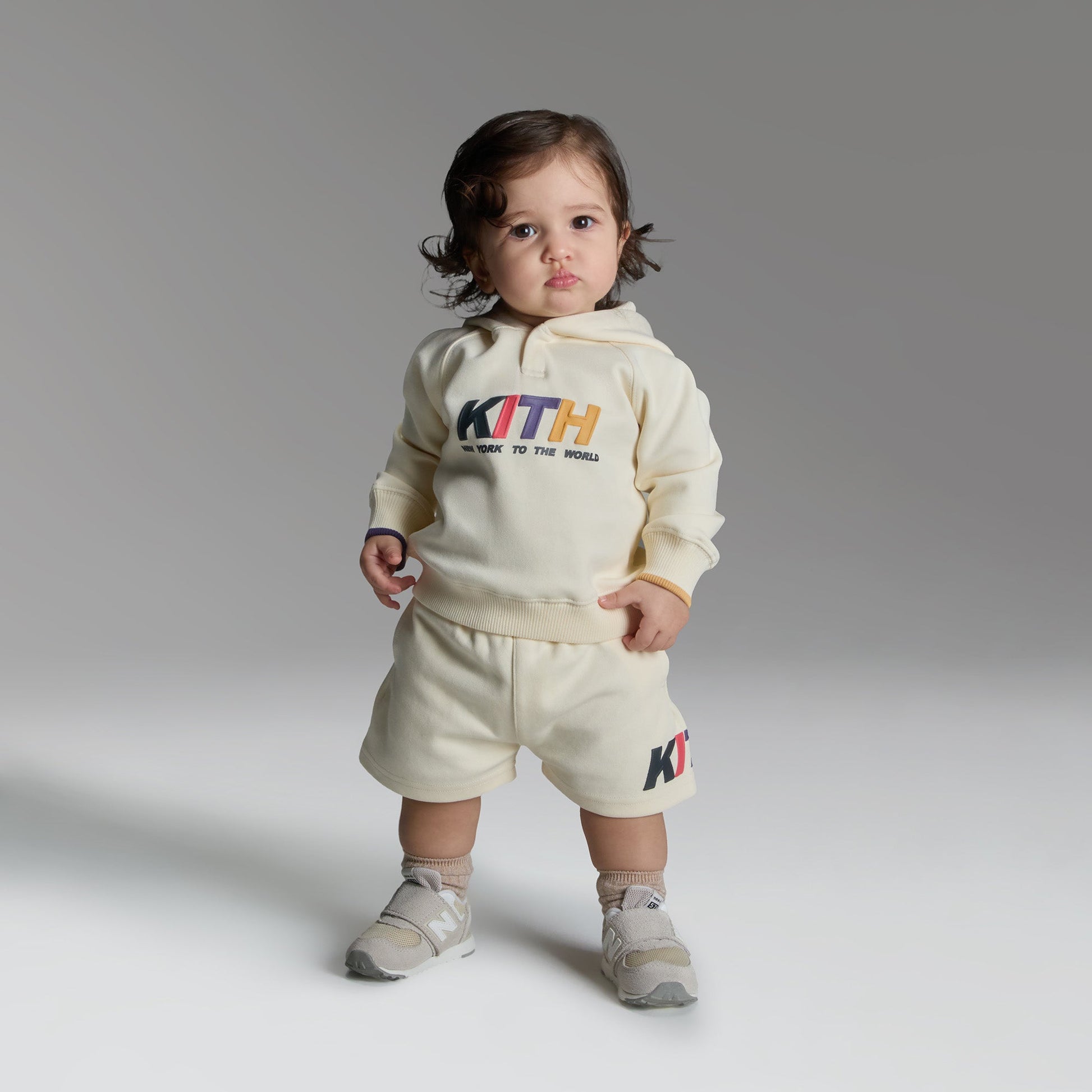 Kids Kith Kith Baby New York Liam Short - Sandrift