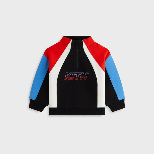 Kids Kith Kith Baby Speed Hunter Quarter Zip - Black