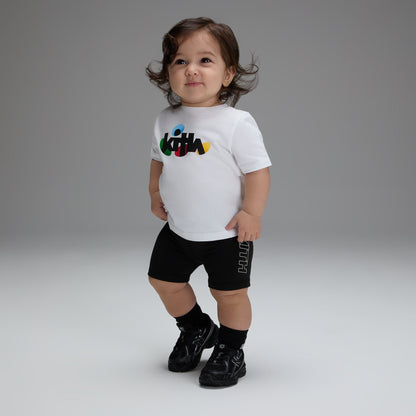 Kids Kith Kith Baby Active Biker Short - Black