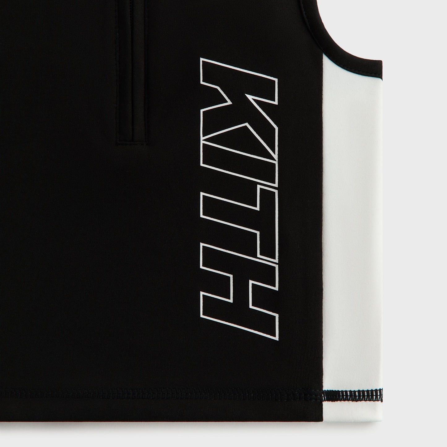 Kids Kith Kith Kids Active Quarter Zip Tank - Black