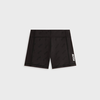 Kids Kith Kith Kids Monogram Active Biker Short - Black