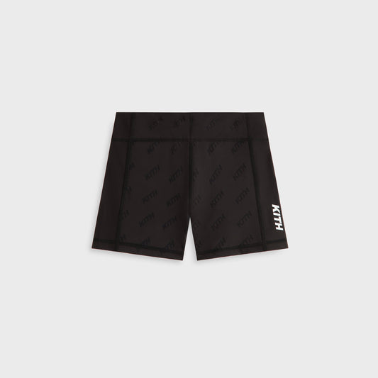 Kids Kith Kith Kids Monogram Active Biker Short - Black
