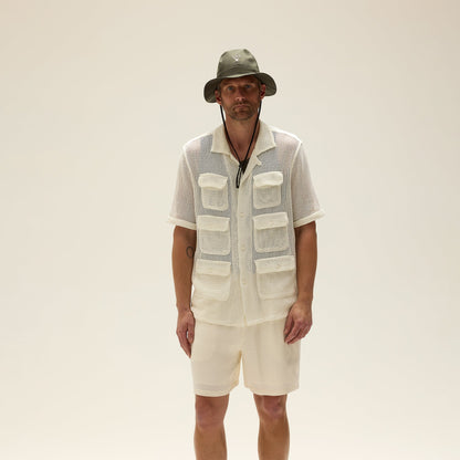 Men Kith Kith & South2 West8 for Columbia 6-Pocket Shirt - Sandrift