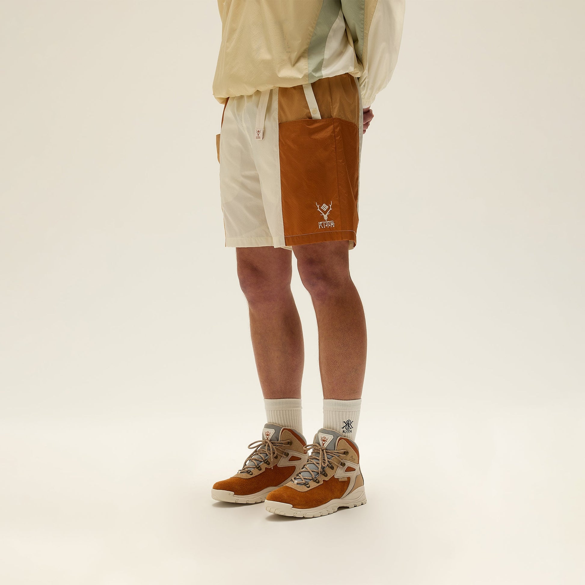 Men Kith Kith & South2 West8 for Columbia C.S. Belted Short - Eternal