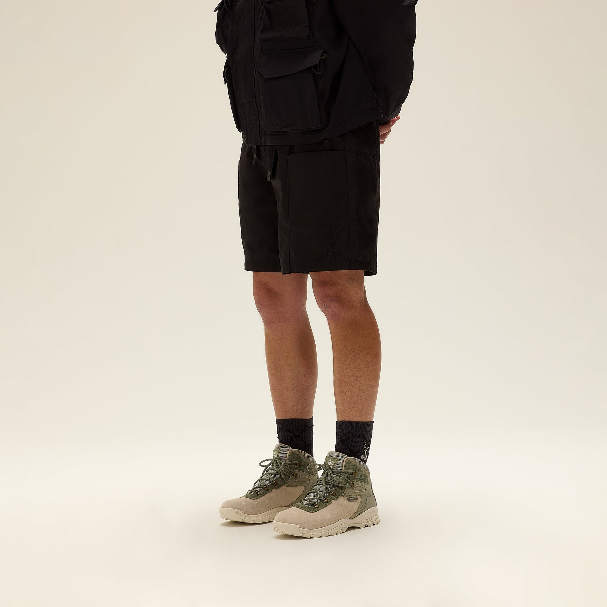 Men Kith Kith & South2 West8 for Columbia C.S. Belted Short - Black