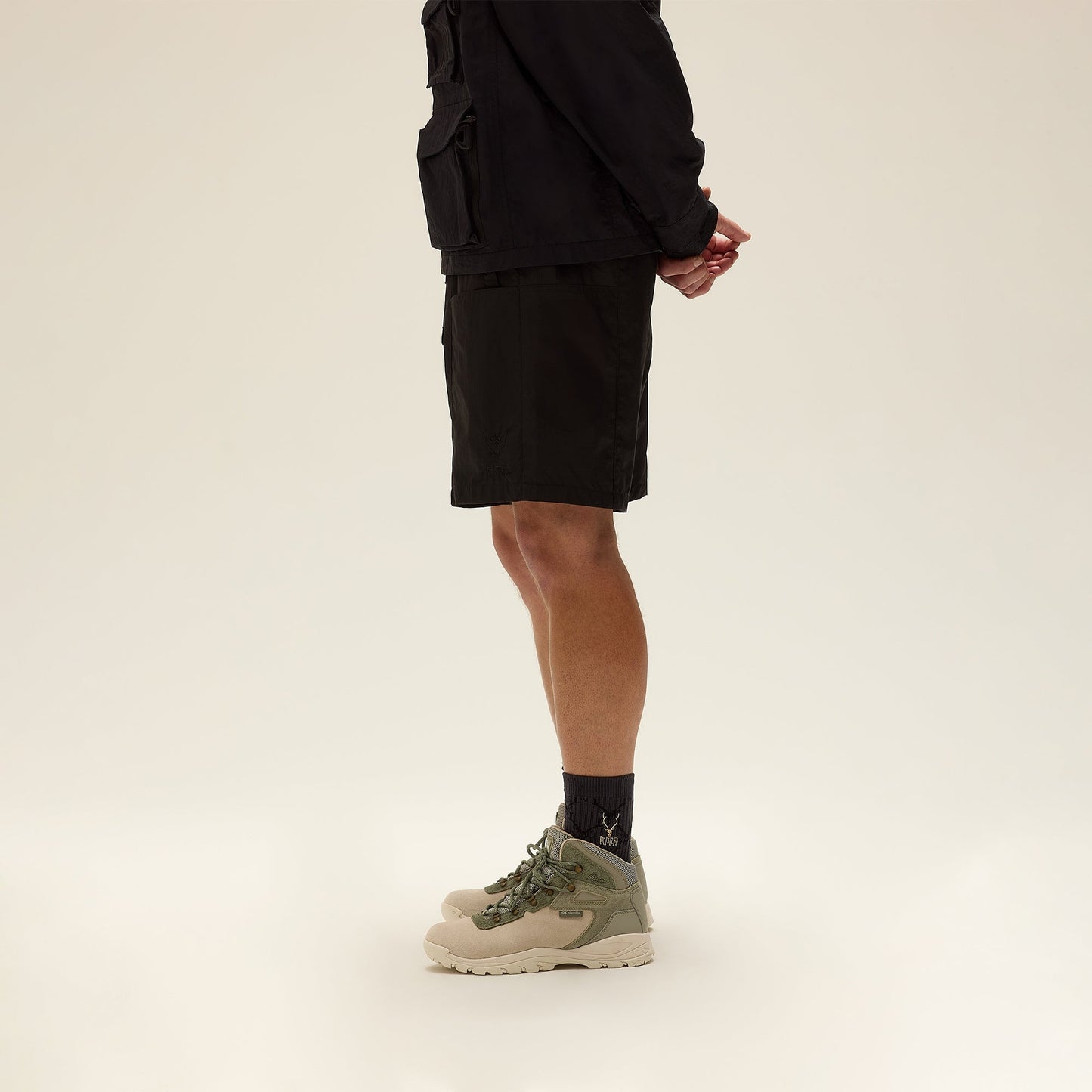 Men Kith Kith & South2 West8 for Columbia C.S. Belted Short - Black