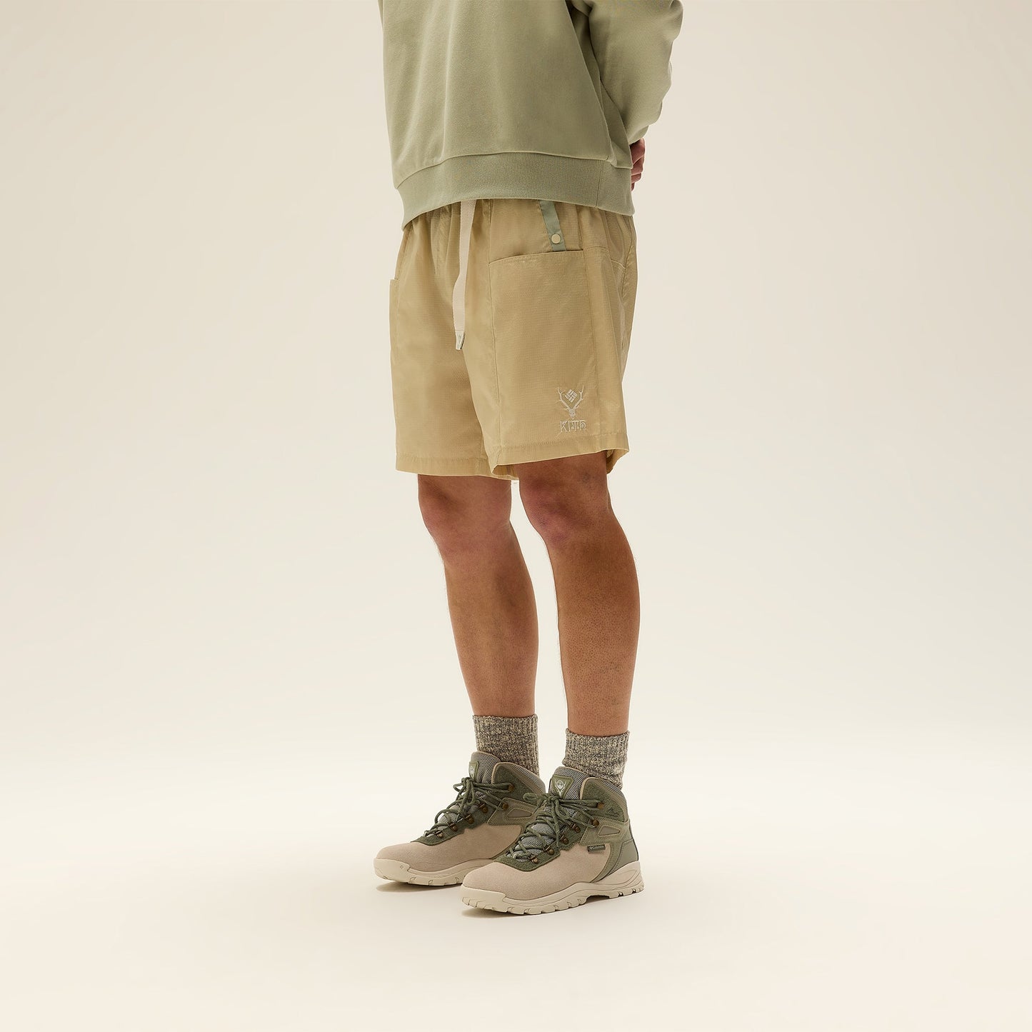 Men Kith Kith & South2 West8 for Columbia C.S. Belted Short - Sandrift
