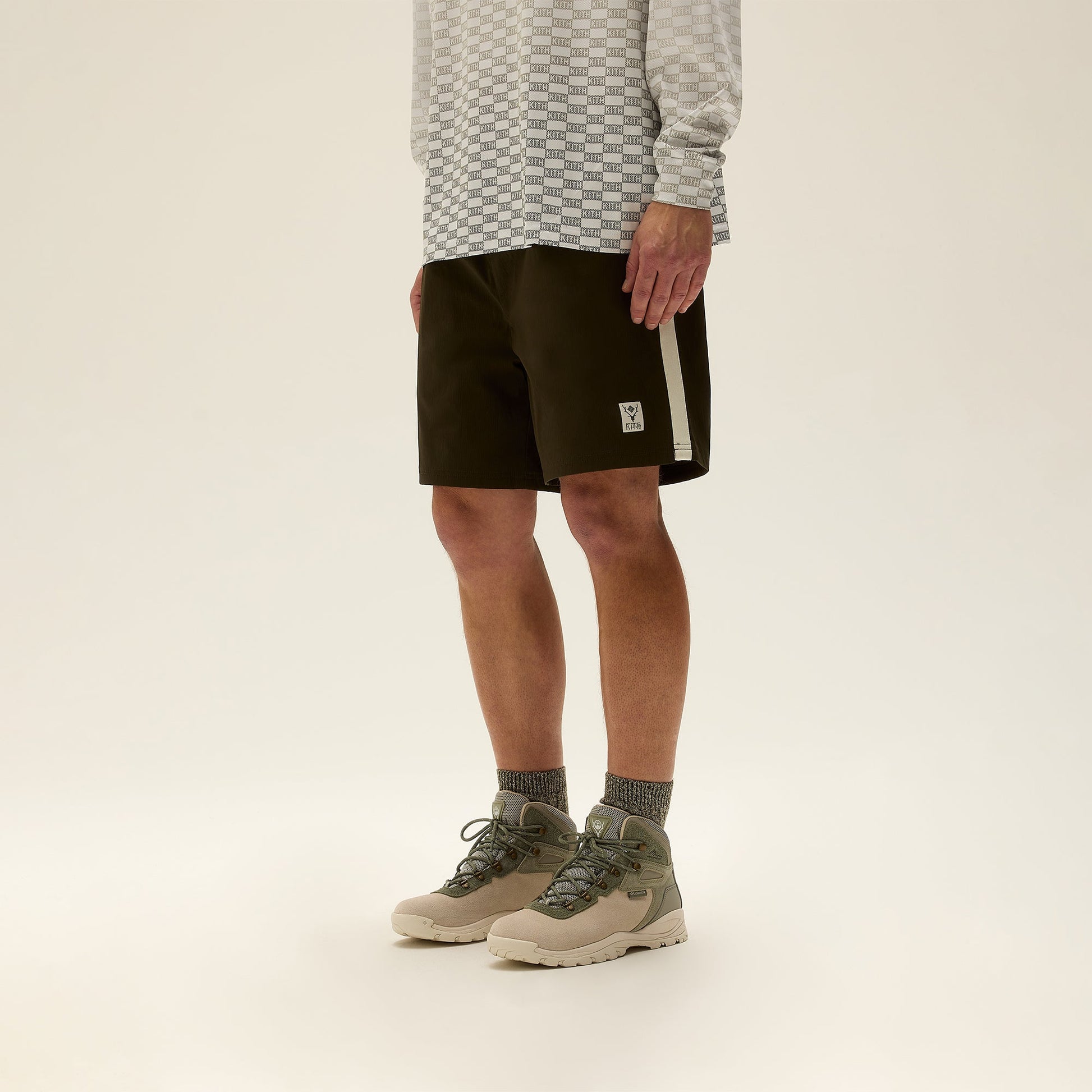 Men Kith Kith & South2 West8 for Columbia SL Zipped Trail Short - Kalamon