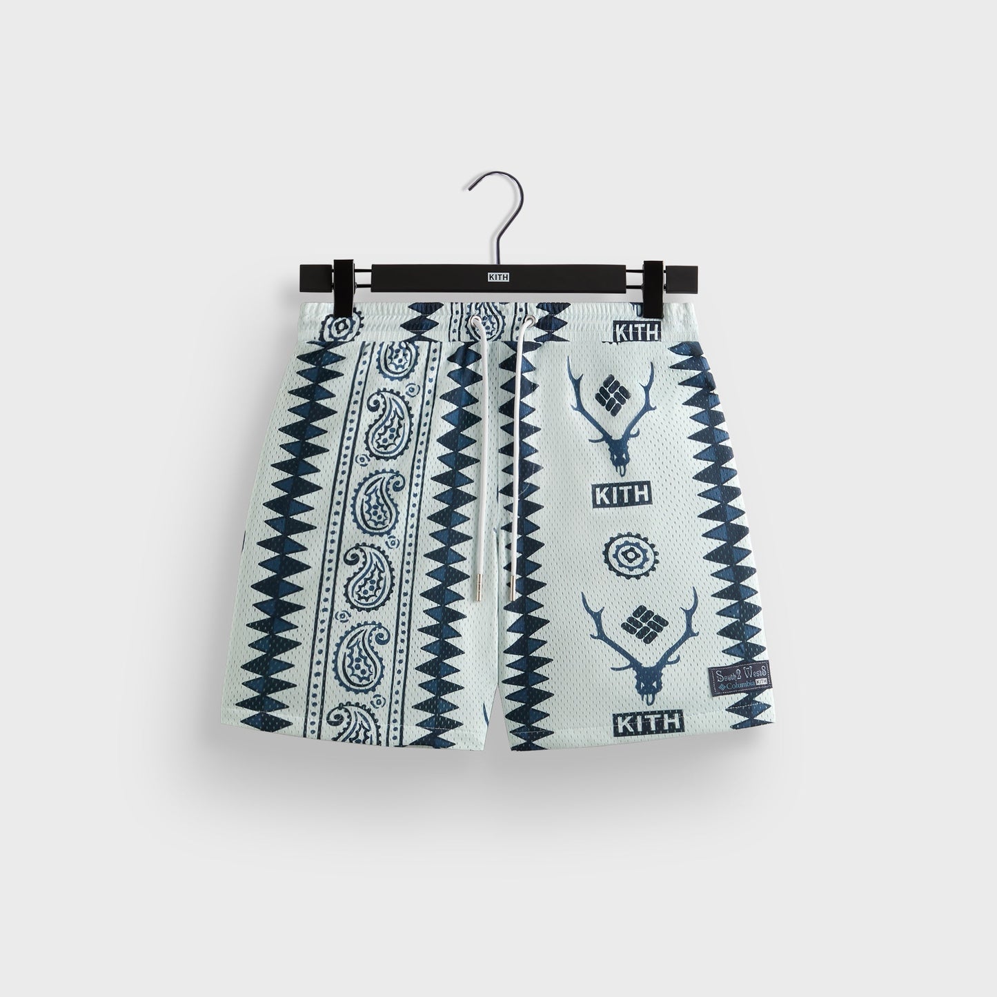 Men Kith Kith & South2 West8 for Columbia Curtis Mesh Short - Light Indigo