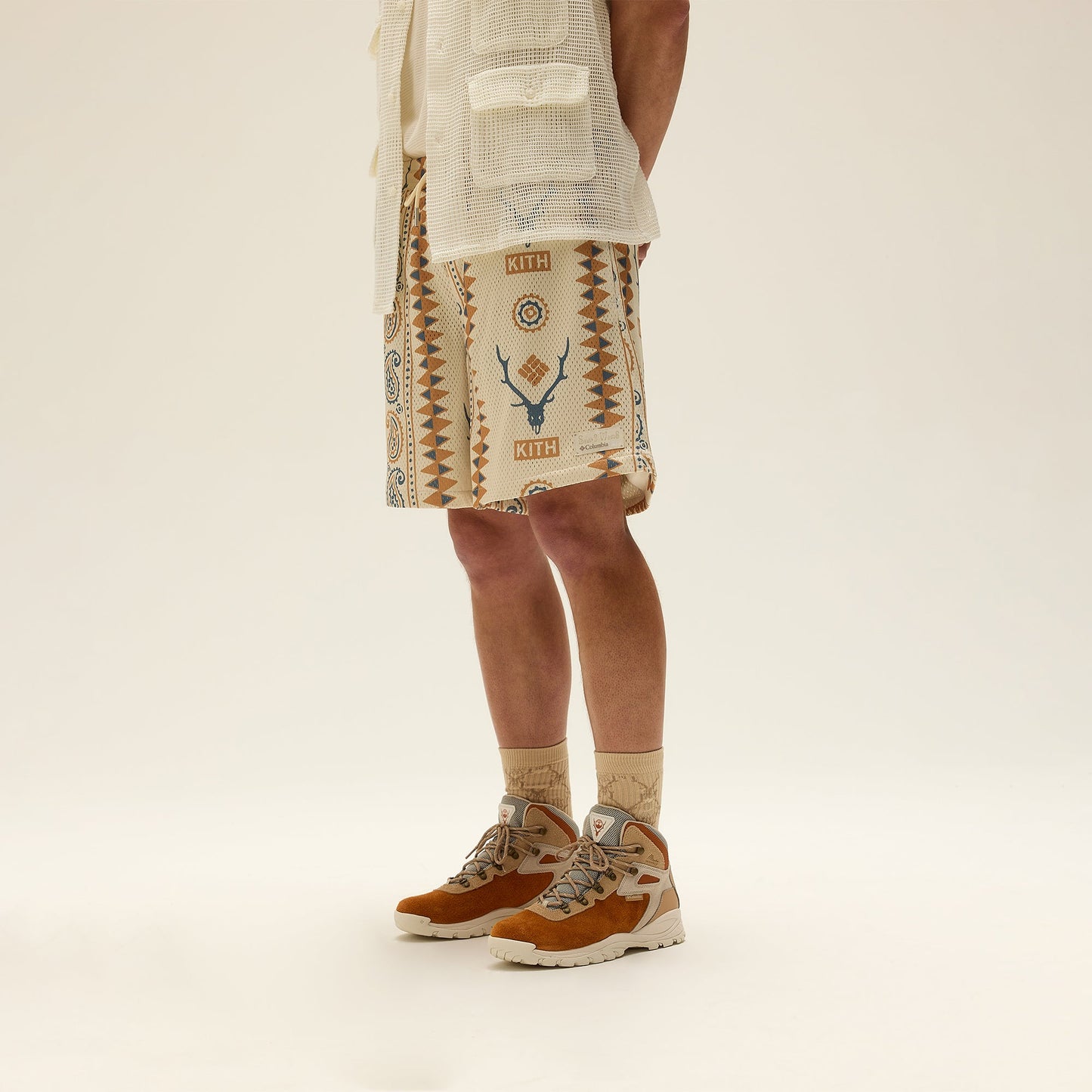 Men Kith Kith & South2 West8 for Columbia Curtis Mesh Short - Waffle