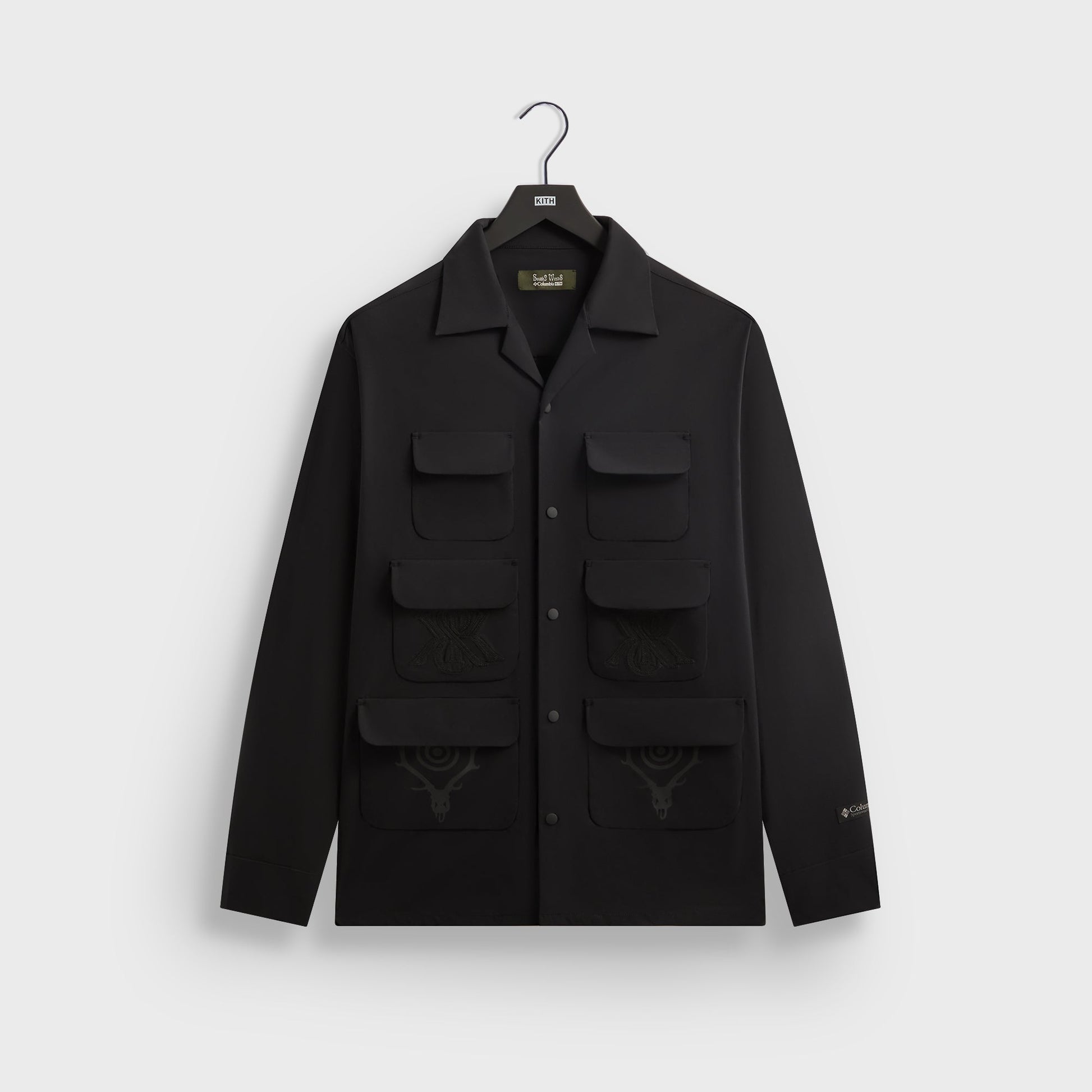 Men Kith Kith & South2 West8 for Columbia 6-Pocket Classic Shirt - Black