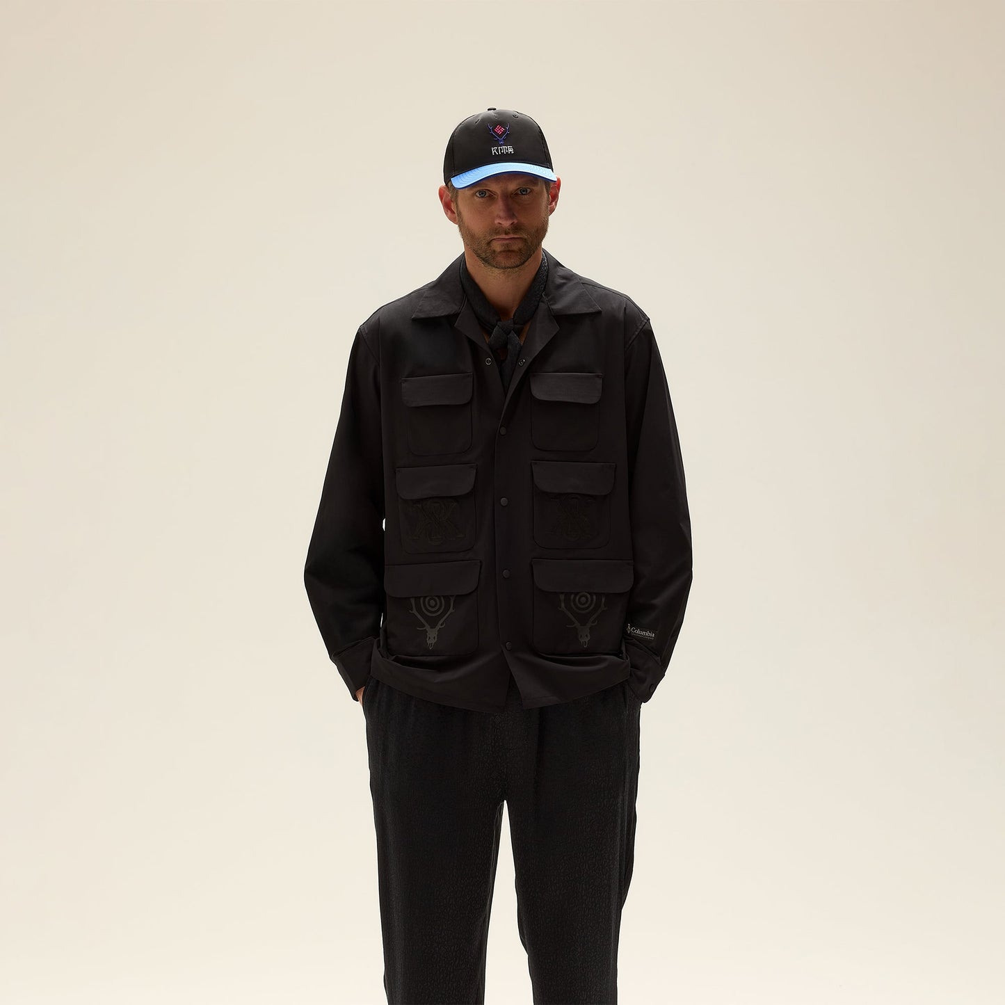 Men Kith Kith & South2 West8 for Columbia 6-Pocket Classic Shirt - Black