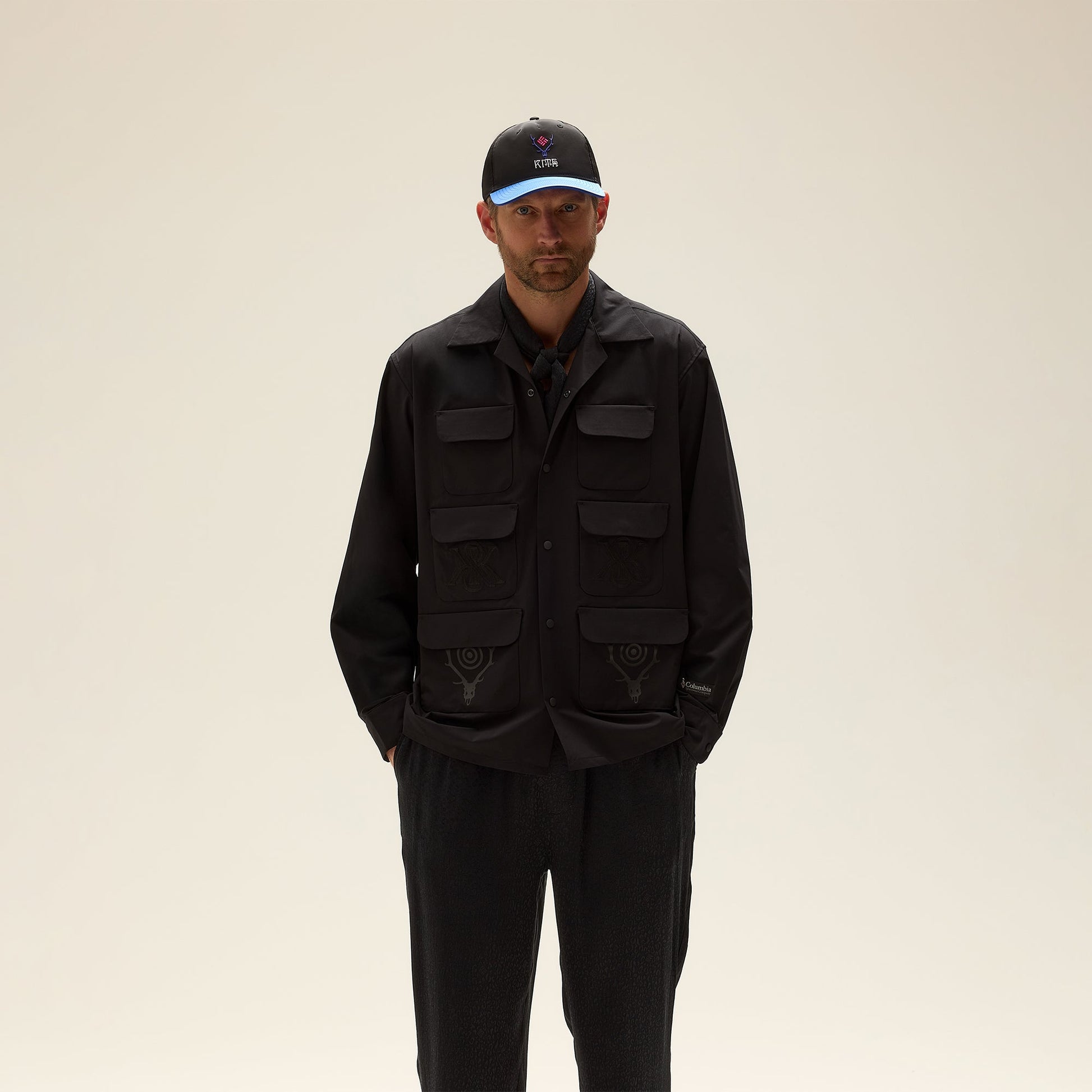 Men Kith Kith & South2 West8 for Columbia 6-Pocket Classic Shirt - Black
