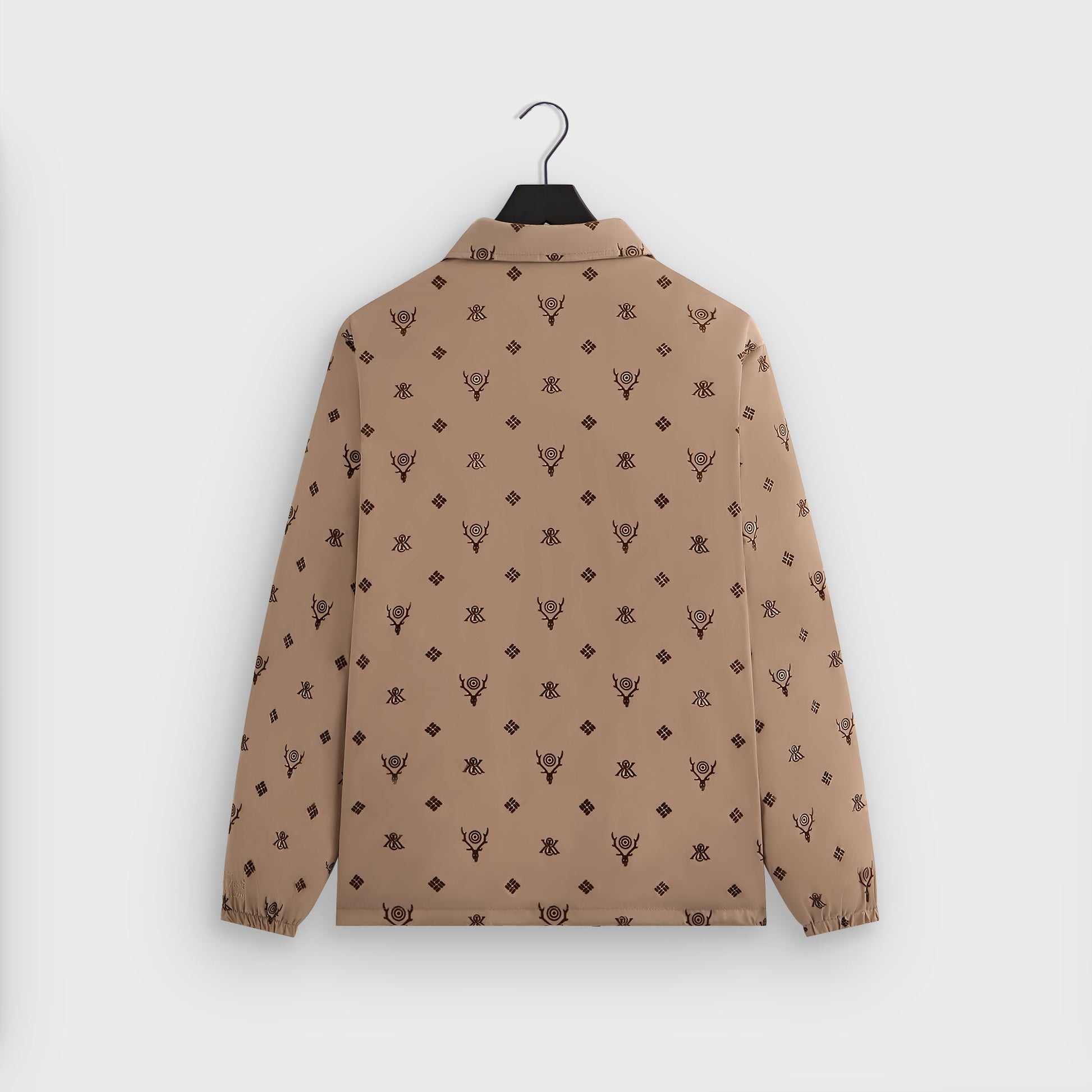 Men Kith Kith & South2 West8 for Columbia Flocked Monogram Coaches Jacket - Hue