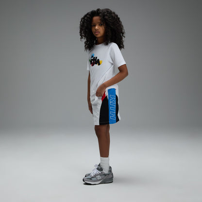 Kids Kith Kith Kids Blocked Track Skirt - Sandrift