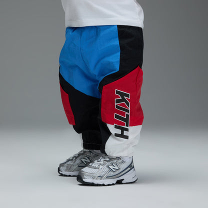 Kids Kith Kith Baby Blocked Milo Track Pant - Marina