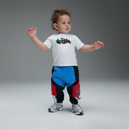 Kids Kith Kith Baby Blocked Milo Track Pant - Marina