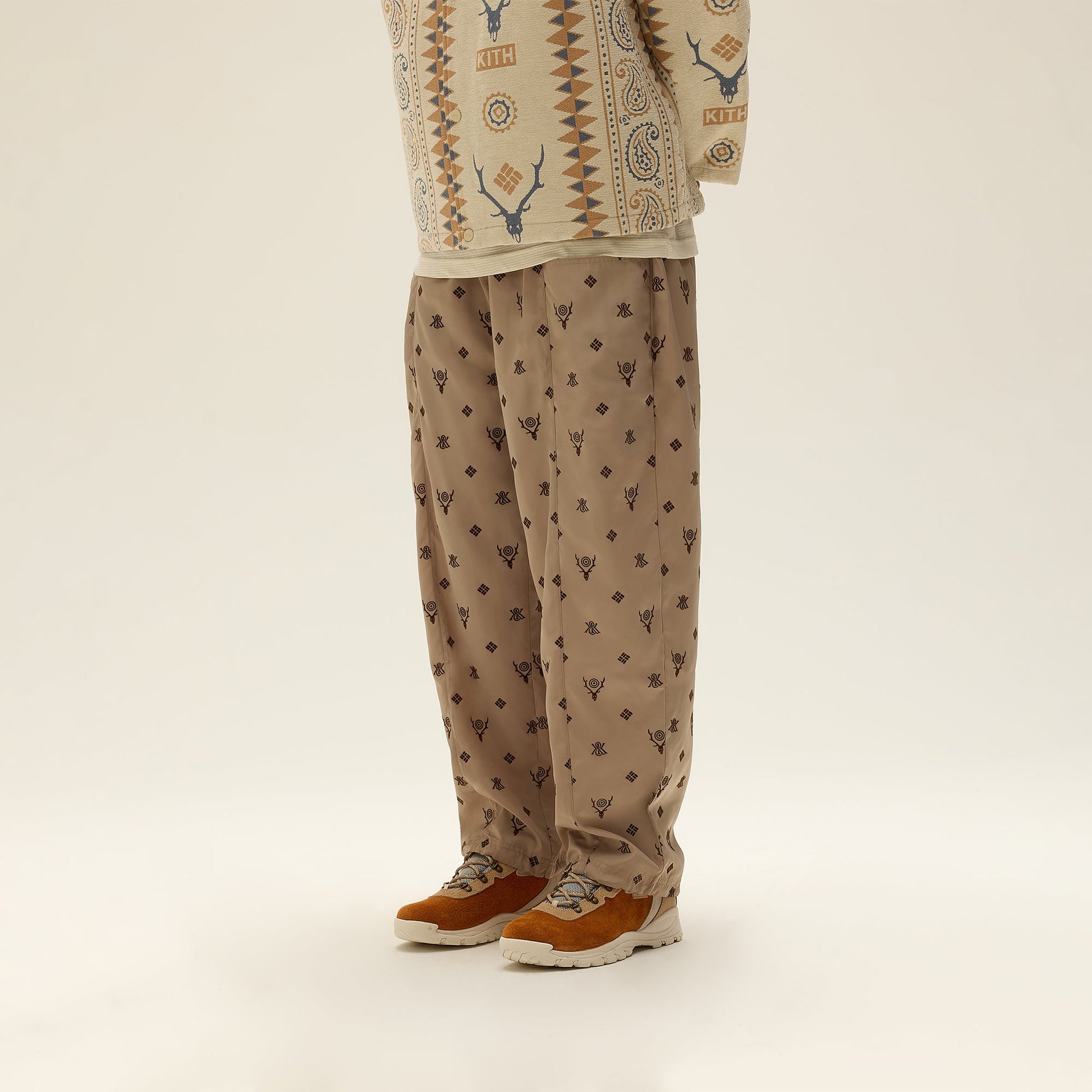 Men Kith Kith & South2 West8 for Columbia Flocked Monogram String C.S. Pant - H