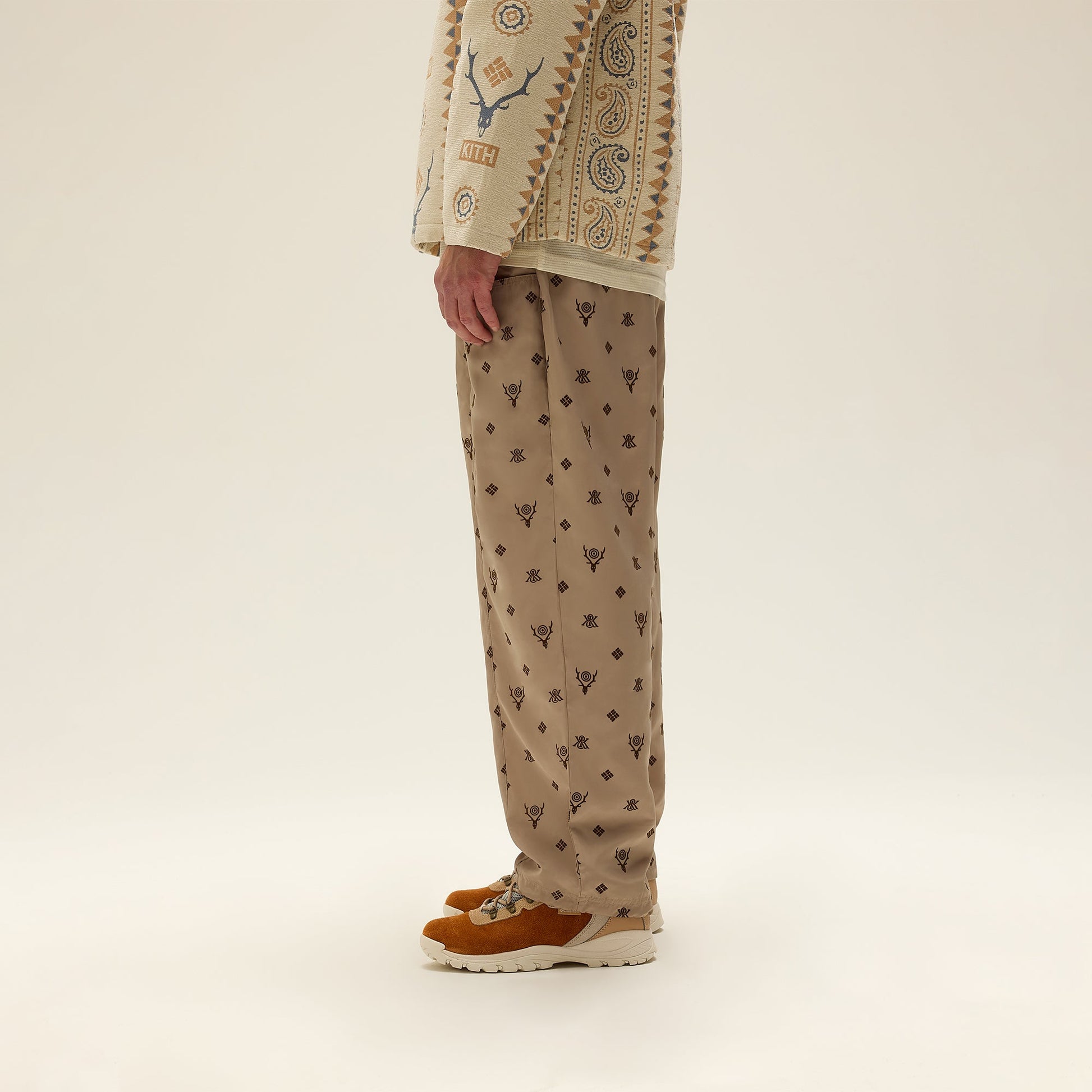 Men Kith Kith & South2 West8 for Columbia Flocked Monogram String C.S. Pant - H
