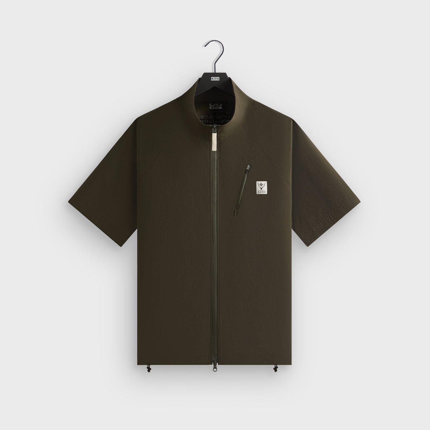 Men Kith Kith & South2 West8 for Columbia S.L. Zipped Trail Short Sleeve Shirt
