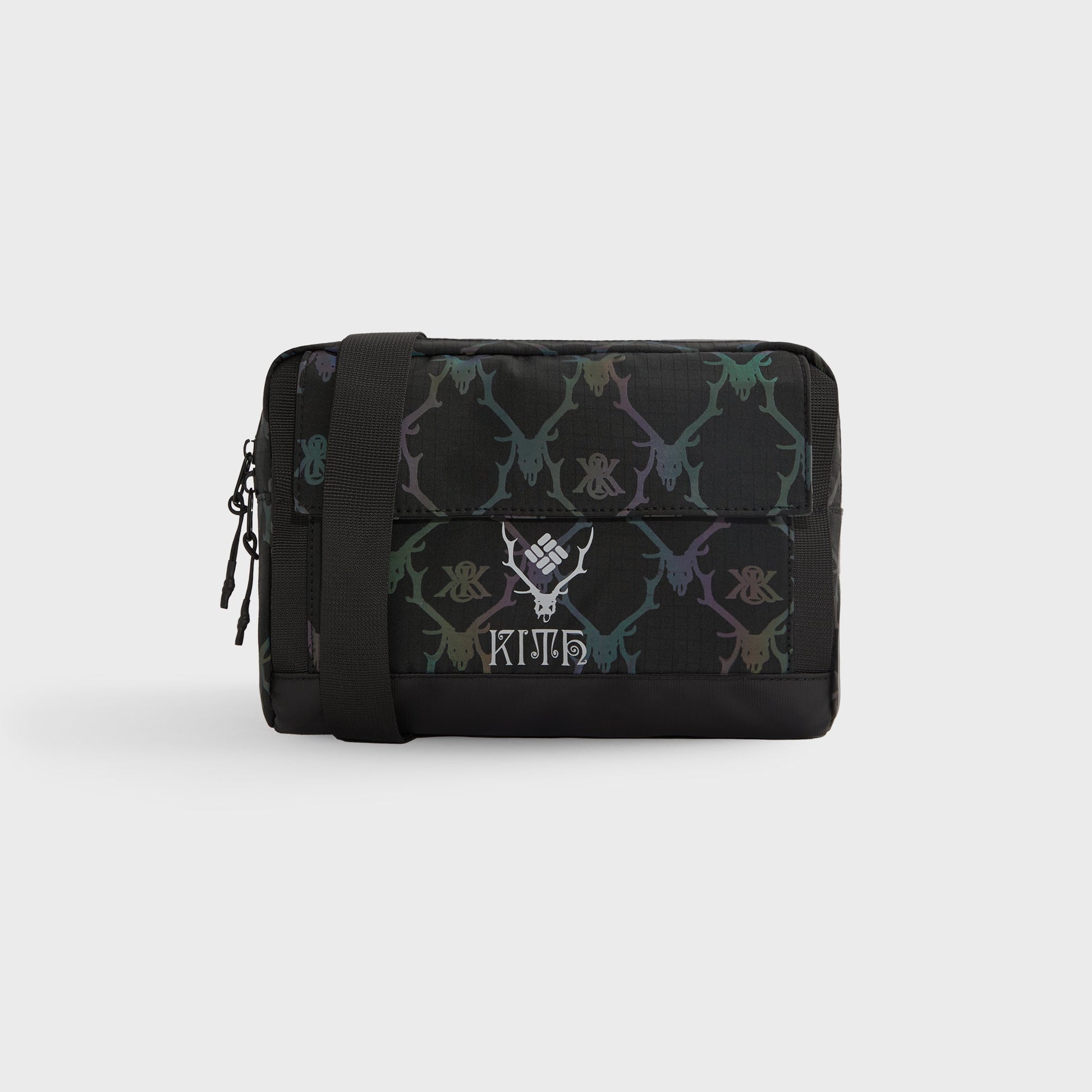 Men Kith Kith & South2 West8 for Columbia Ripstop Nylon Hip Bag - Black