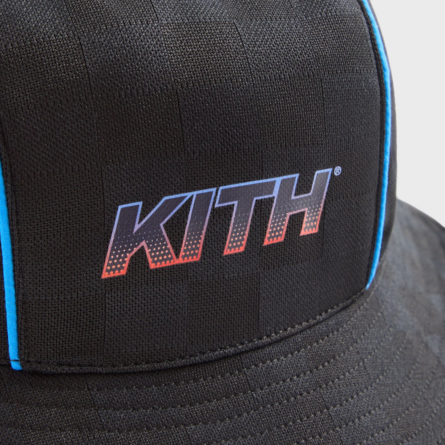 Kids Kith Kith Kids Soccer Checkered Bucket Hat - Black