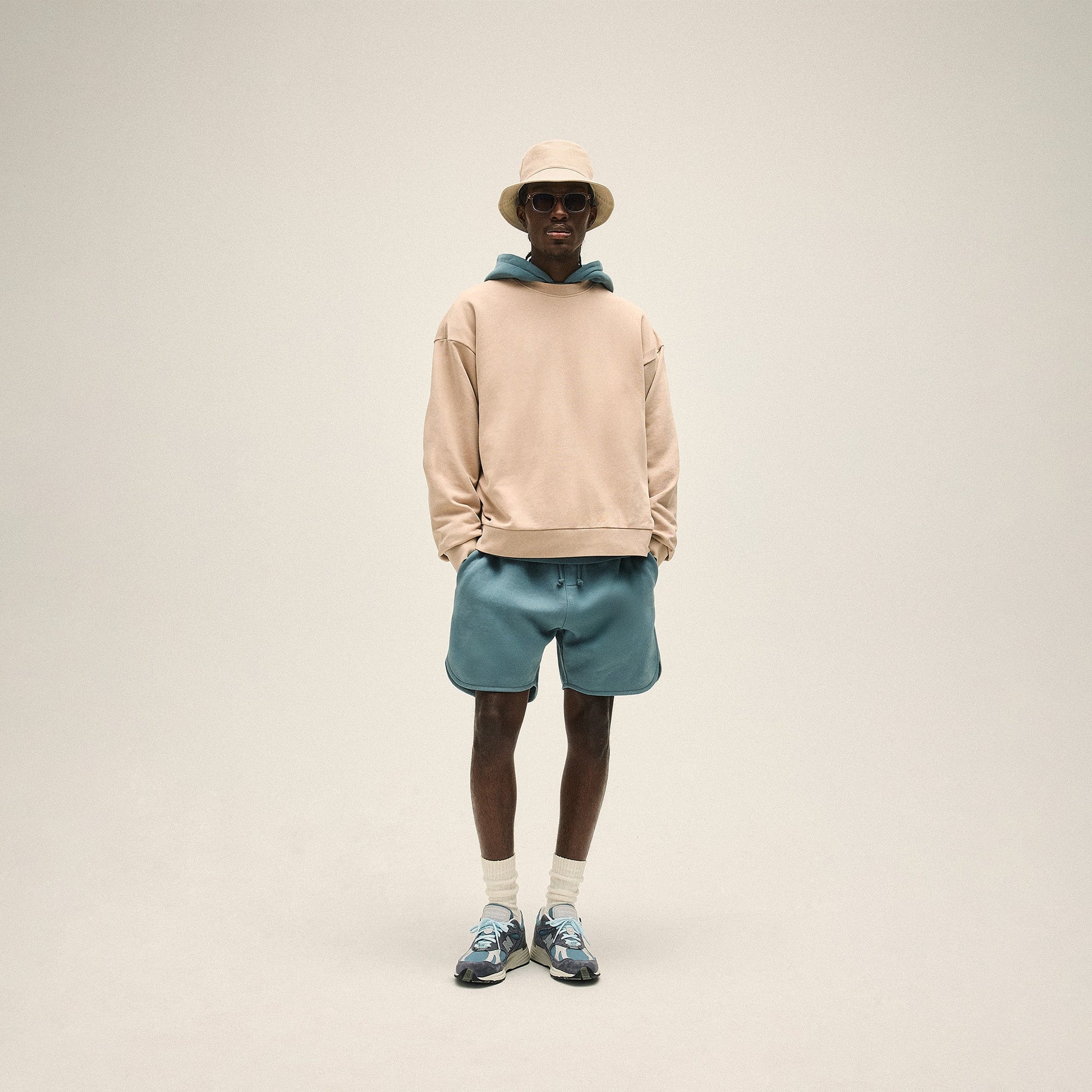 Men Kith Kith 101 Compact Fleece Nelson Crewneck - Mound
