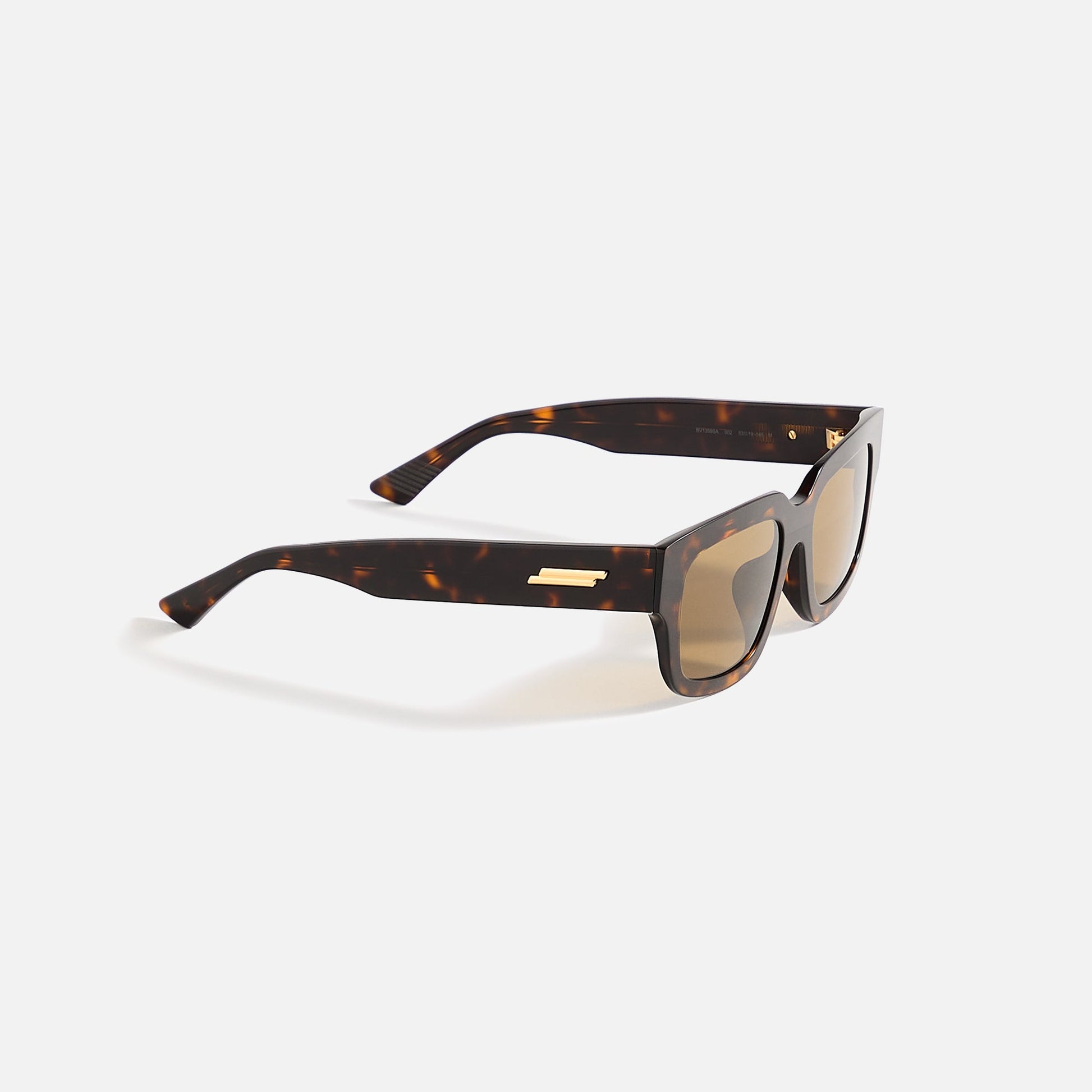 Men Kith Bottega Veneta Rectangular Frames - Dark Havana