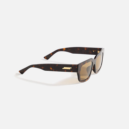 Men Kith Bottega Veneta Rectangular Frames - Dark Havana