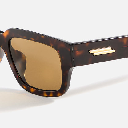 Men Kith Bottega Veneta Rectangular Frames - Dark Havana