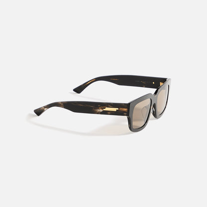 Men Kith Bottega Veneta Rectangular Frames - Shiny Flamed / Black Havana