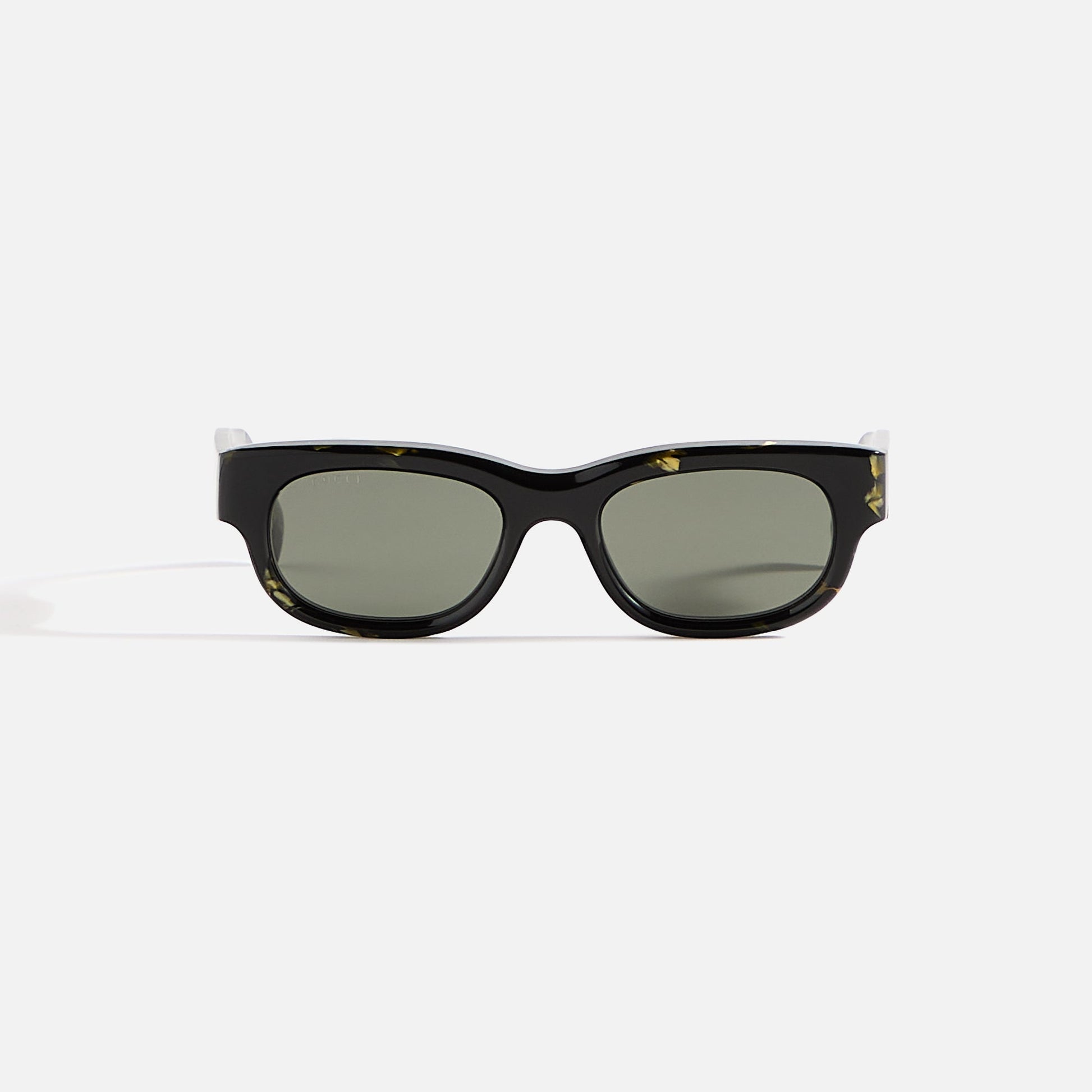 Men Kith Gucci Transparent Rectangular Frames - Black