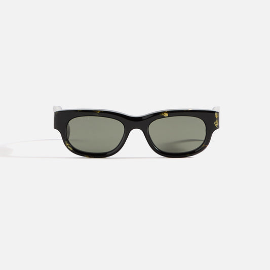 Men Kith Gucci Transparent Rectangular Frames - Black