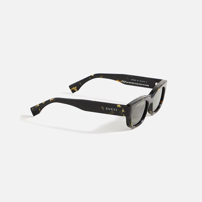 Men Kith Gucci Transparent Rectangular Frames - Black