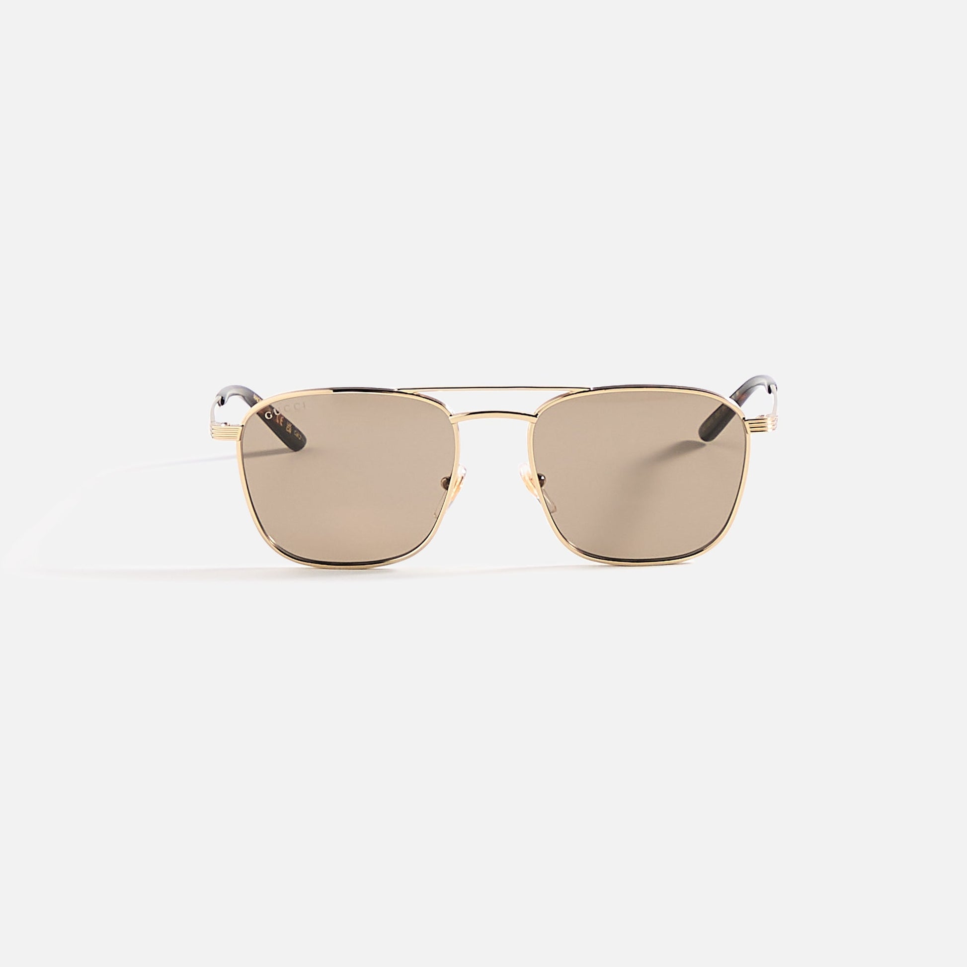 Men Kith Gucci Rectangular Frames - Gold