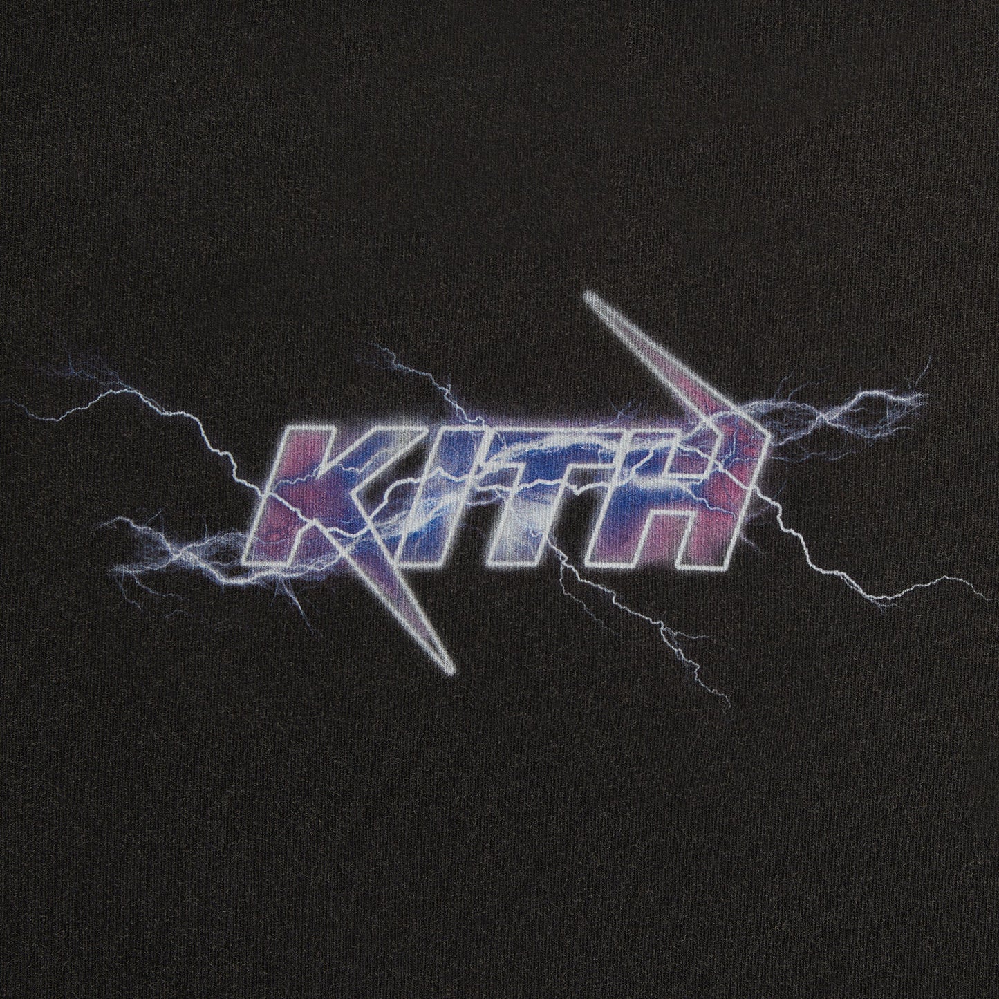Women Kith Kith Women Charged Up Vintage Oversized Sonoma Long Sleeve Tee - Black