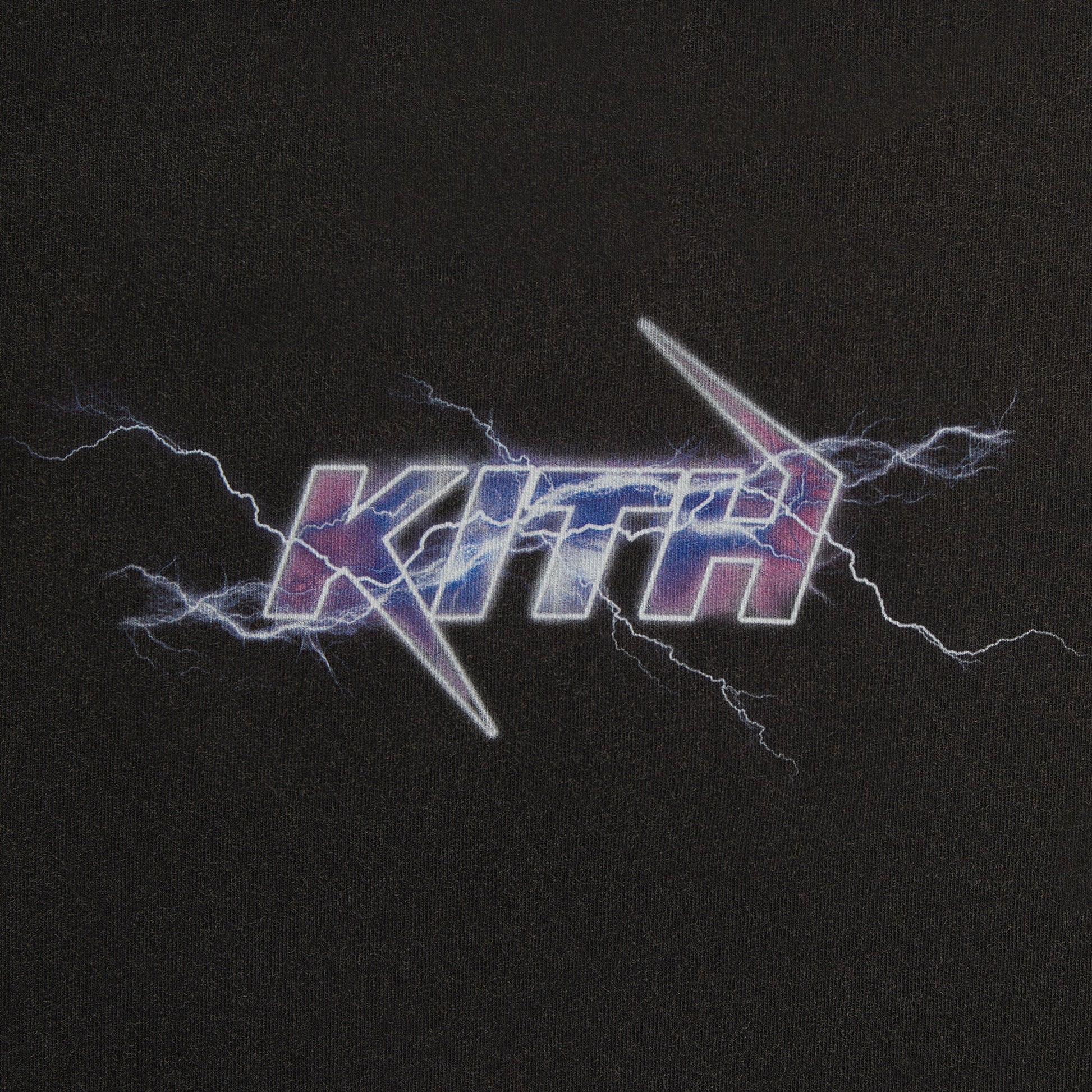 Women Kith Kith Women Charged Up Vintage Oversized Sonoma Long Sleeve Tee - Black