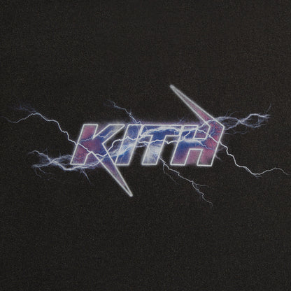 Women Kith Kith Women Charged Up Vintage Oversized Sonoma Long Sleeve Tee - Black