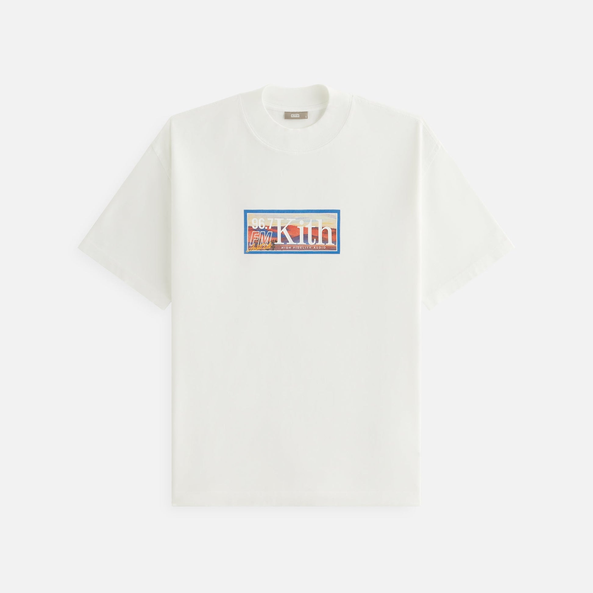 Women Kith Kith Women FM Mock Neck Vintage Tee - White