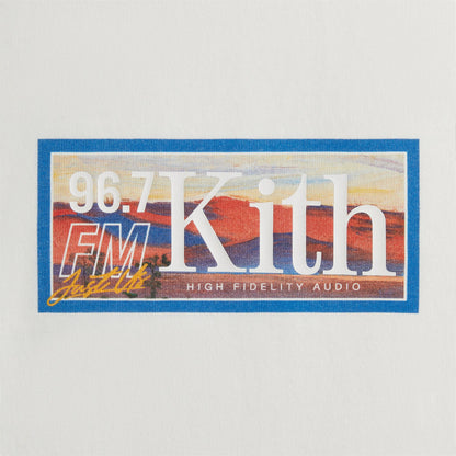 Women Kith Kith Women FM Mock Neck Vintage Tee - White
