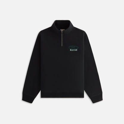 Women Kith Kith Women Ellipse Logo Hunter III Quarter Zip - Black